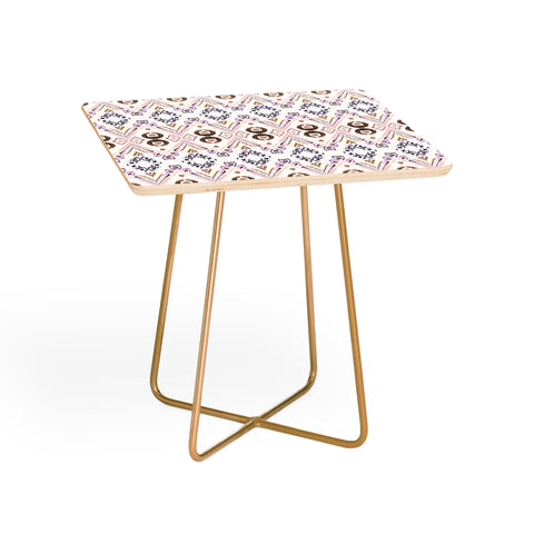 Amy Sia Ikat Java Rose Side Table