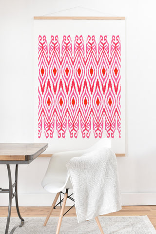 Amy Sia Ikat Watermelon Art Print And Hanger