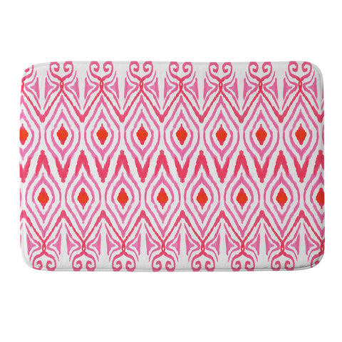 Amy Sia Ikat Watermelon Memory Foam Bath Mat