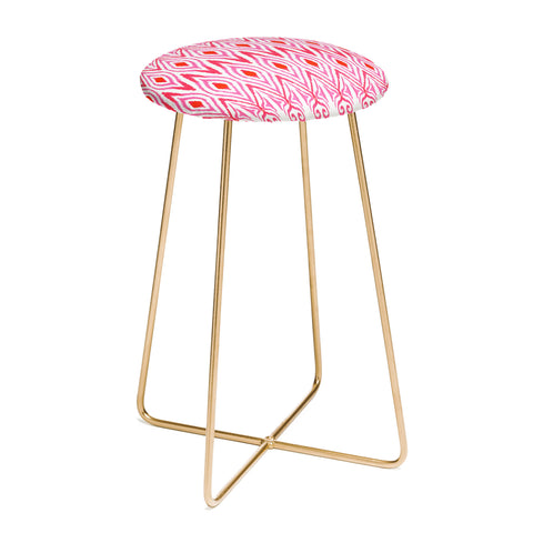 Amy Sia Ikat Watermelon Counter Stool