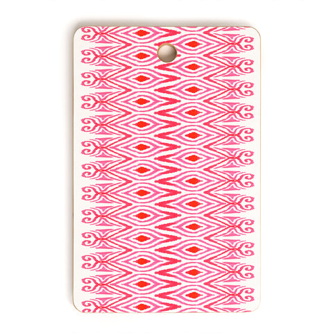 Amy Sia Ikat Watermelon Cutting Board Rectangle