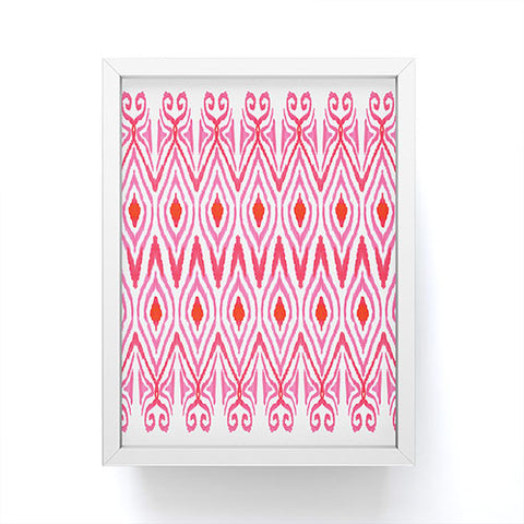 Amy Sia Ikat Watermelon Framed Mini Art Print