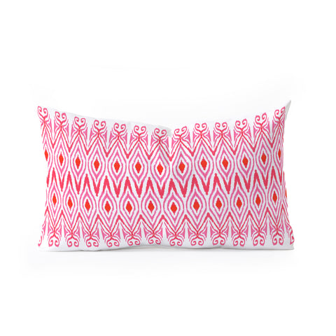 Amy Sia Ikat Watermelon Oblong Throw Pillow