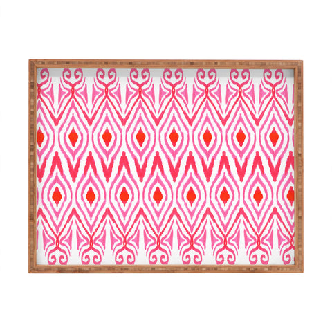 Amy Sia Ikat Watermelon Rectangular Tray