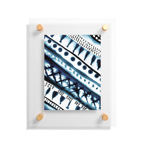 Amy Sia Indigo Stripe Floating Acrylic Print