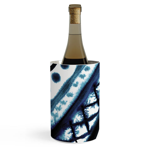 Amy Sia Indigo Stripe Wine Chiller