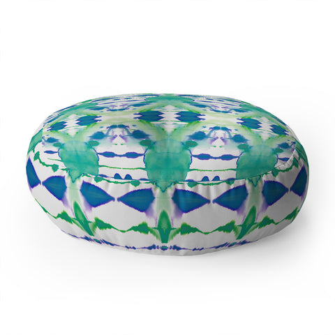 Amy Sia Inky Oceans Floor Pillow Round