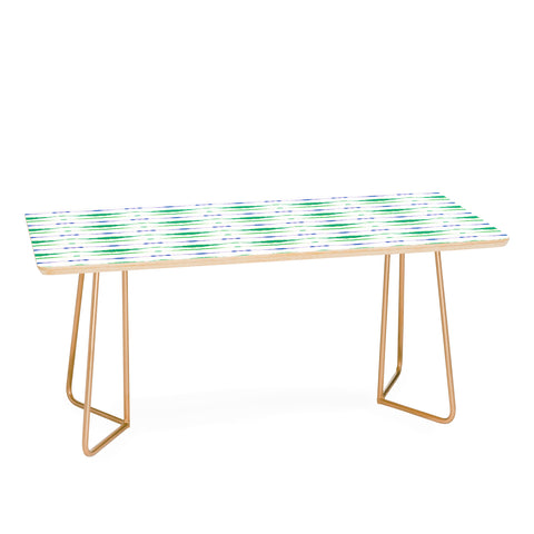 Amy Sia Inky Oceans Stripe Coffee Table
