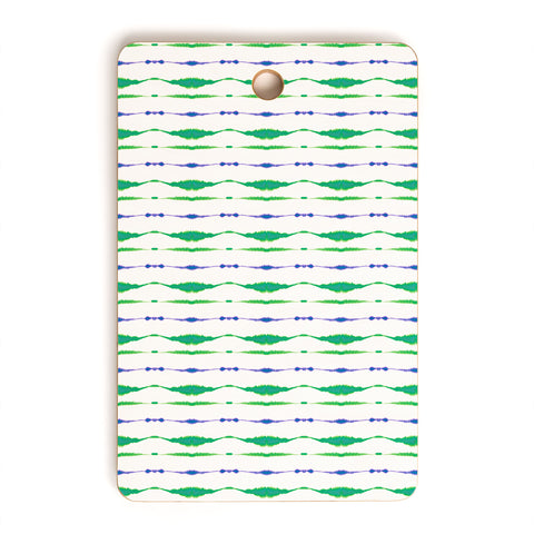 Amy Sia Inky Oceans Stripe Cutting Board Rectangle