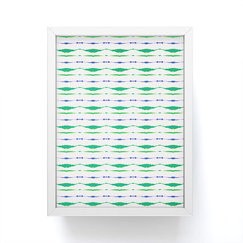 Amy Sia Inky Oceans Stripe Framed Mini Art Print