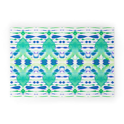 Amy Sia Inky Oceans Welcome Mat