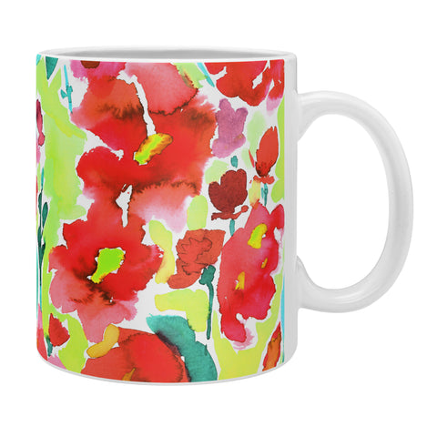 Amy Sia Isla Floral Yellow Coffee Mug