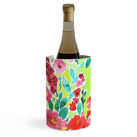 Amy Sia Isla Floral Yellow Wine Chiller