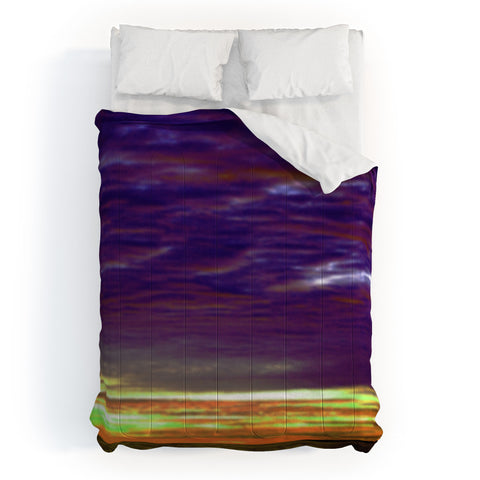 Amy Sia Island Sunset 3 Comforter