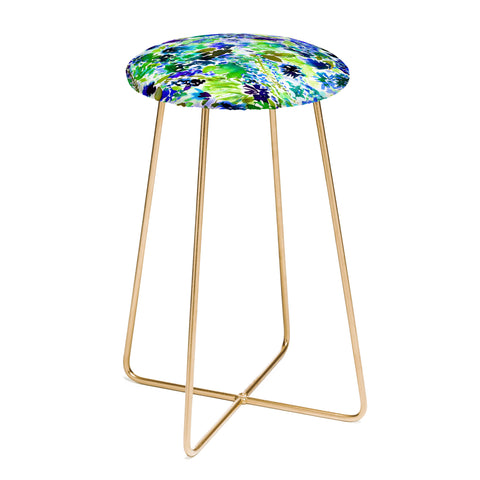 Amy Sia La Flor Pine Counter Stool