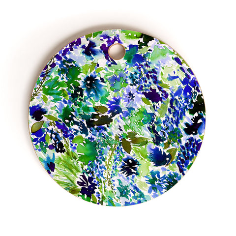 Amy Sia La Flor Pine Cutting Board Round