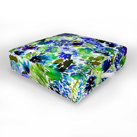 Amy Sia La Flor Pine Outdoor Floor Cushion