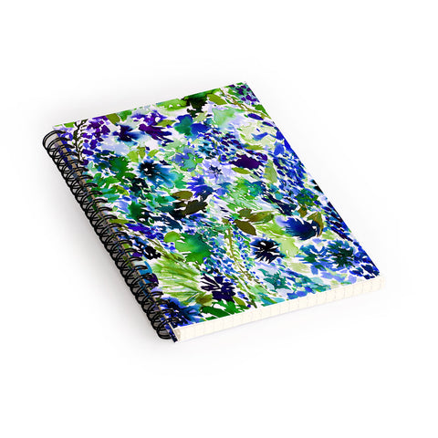 Amy Sia La Flor Pine Spiral Notebook