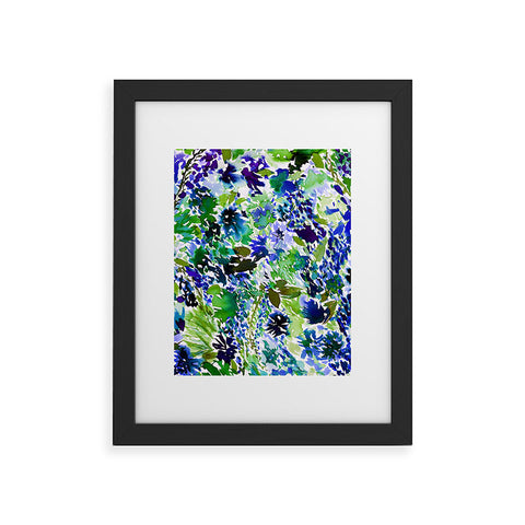 Amy Sia La Flor Pine Framed Art Print