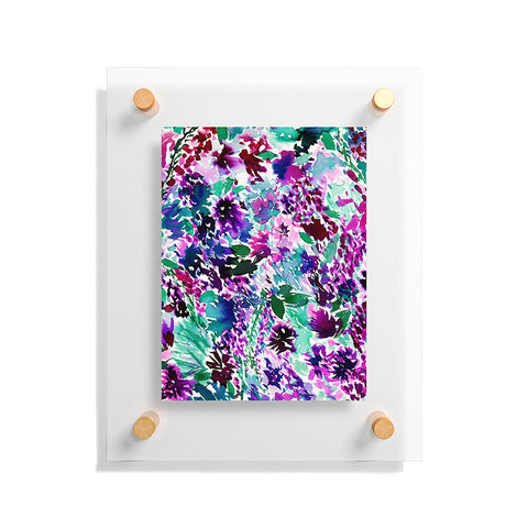 Amy Sia La Flor Plum Floating Acrylic Print