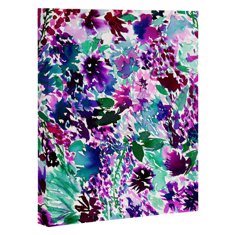Amy Sia La Flor Plum Art Canvas