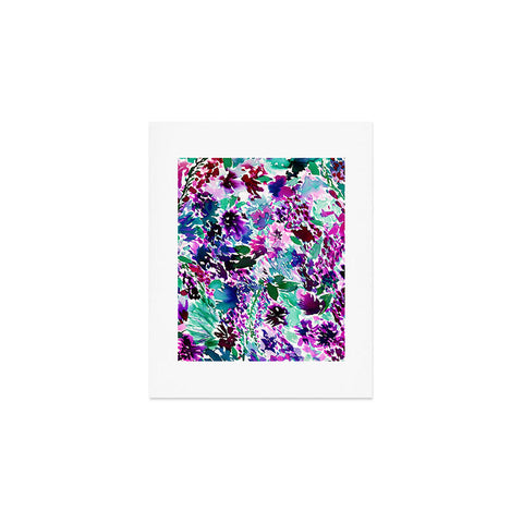 Amy Sia La Flor Plum Art Print