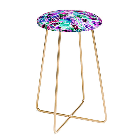 Amy Sia La Flor Plum Counter Stool