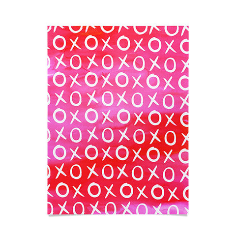 Amy Sia Love XO Pink Poster