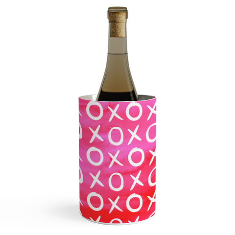 Amy Sia Love XO Pink Wine Chiller
