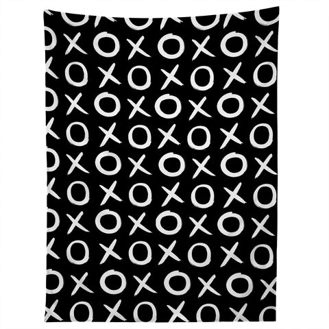 Amy Sia Love XO White and Black Tapestry