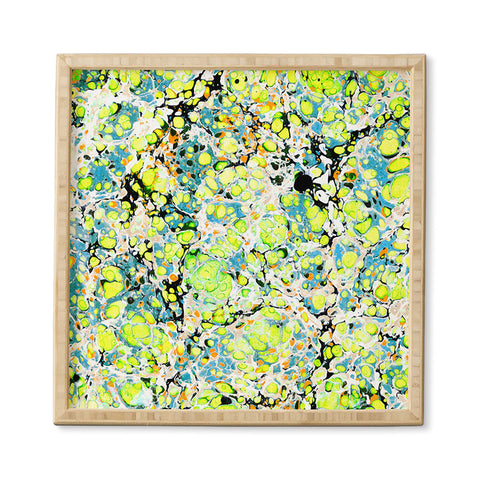 Amy Sia Marble Bubble Neon Framed Wall Art