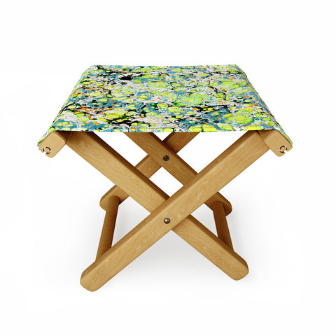 Amy Sia Marble Bubble Neon Folding Stool