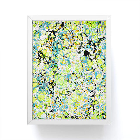 Amy Sia Marble Bubble Neon Framed Mini Art Print