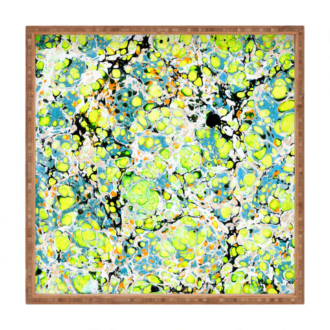 Amy Sia Marble Bubble Neon Square Tray