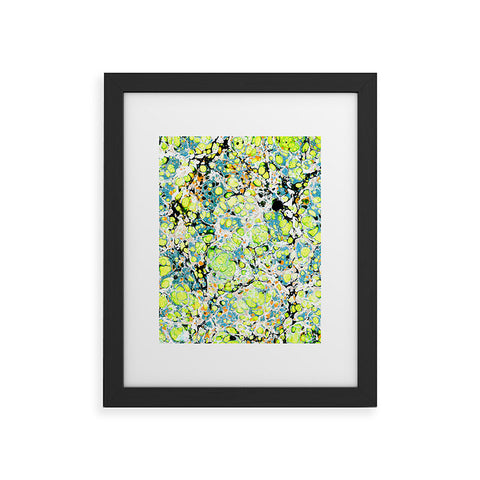 Amy Sia Marble Bubble Neon Framed Art Print