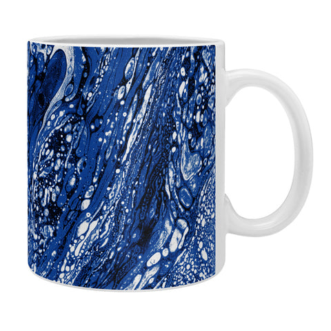 Amy Sia Marble Dark Blue Coffee Mug