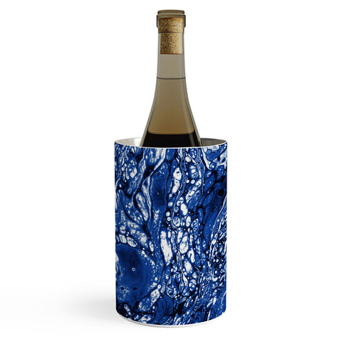 Amy Sia Marble Dark Blue Wine Chiller