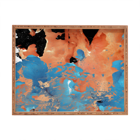 Amy Sia Marble Inversion II Rectangular Tray
