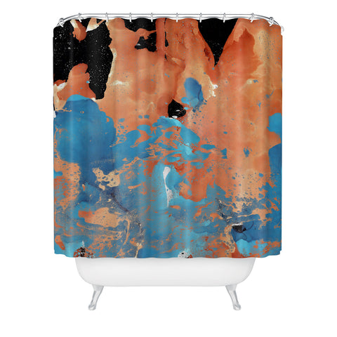 Amy Sia Marble Inversion II Shower Curtain