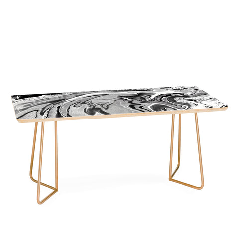 Amy Sia Marble Monochrome Black Coffee Table