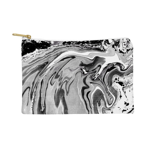 Amy Sia Marble Monochrome Black Pouch