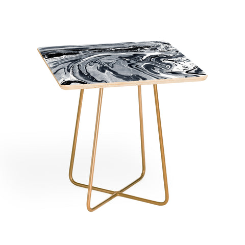 Amy Sia Marble Navy Side Table