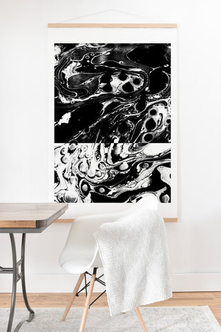 Amy Sia Marble Reverse Art Print And Hanger