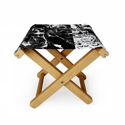 Amy Sia Marble Reverse Folding Stool