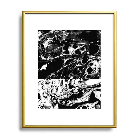 Amy Sia Marble Reverse Metal Framed Art Print