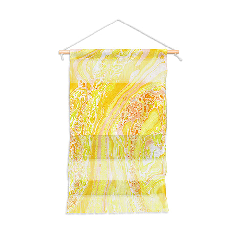 Amy Sia Marble Sunshine Yellow Wall Hanging Portrait