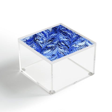 Amy Sia Marble Wave Blue Acrylic Box