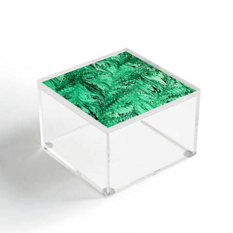 Amy Sia Marble Wave Emerald Acrylic Box