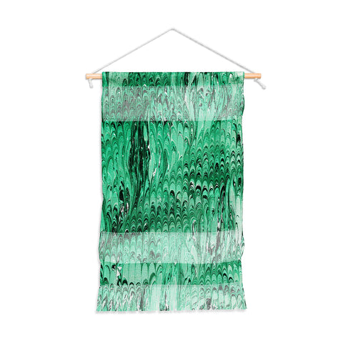 Amy Sia Marble Wave Emerald Wall Hanging Portrait