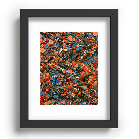 Amy Sia Marbled Illusion Autumnal Recessed Framing Rectangle